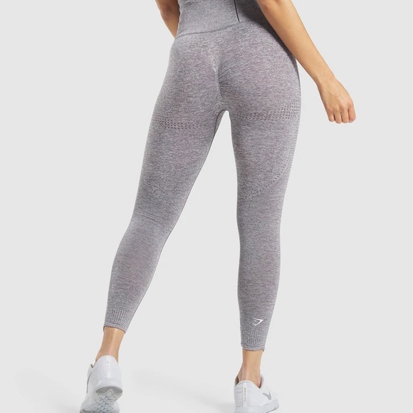 Gymshark ‘Vital Rise’ Seamless Legging (S) - grey marl - Picture 8 of 8